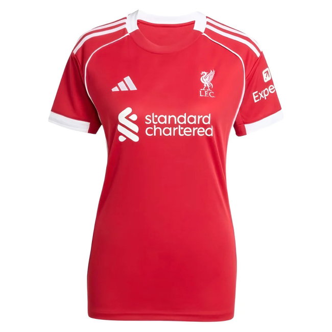 2025-2026 Liverpool Home Shirt (Womens) (Kerkez 6)-SoccerKits Hub | Buy Soccer Jerseys Online